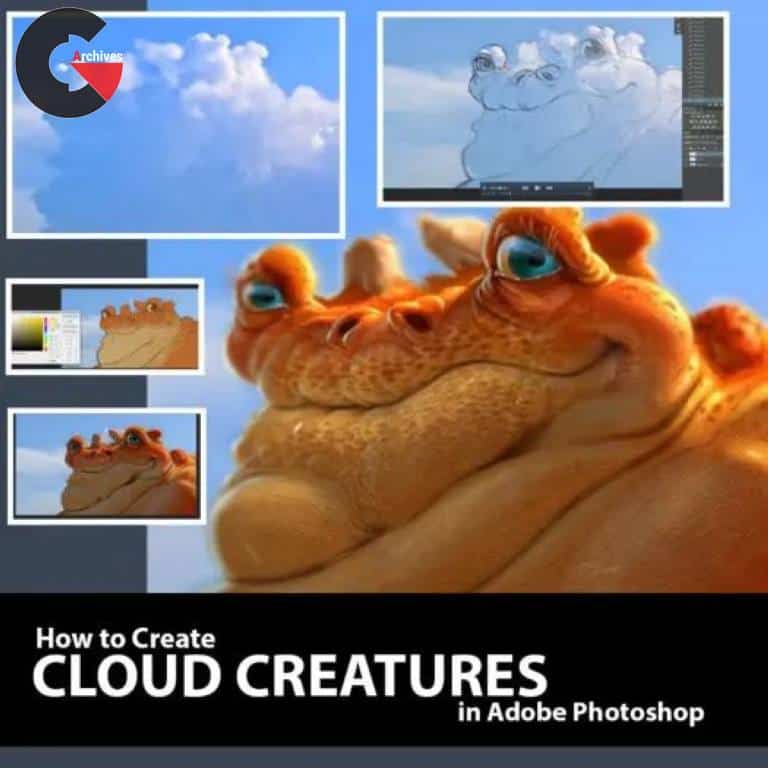 Creature Art Teacher – Creating Cloud Creatures in Photoshop
