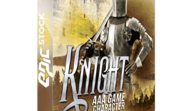 Epic Stock Media – AAA Game Character Knight