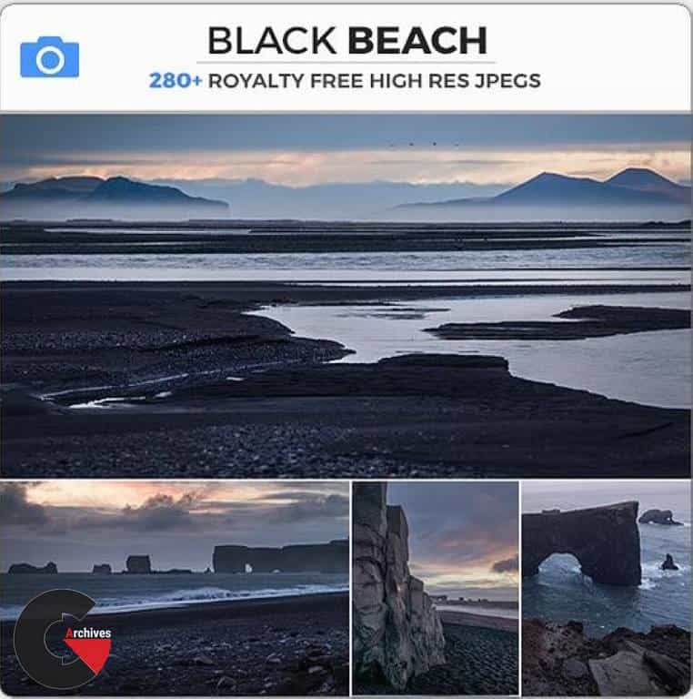 Photobash - Black Beach