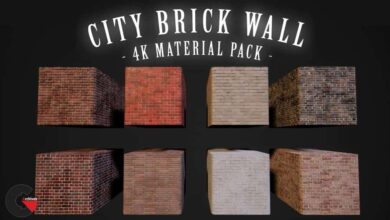 Unreal Engine - City Brick Wall – 4K Material Pack