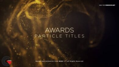 Videohive - Awards Titles Lines and Particles 23331728