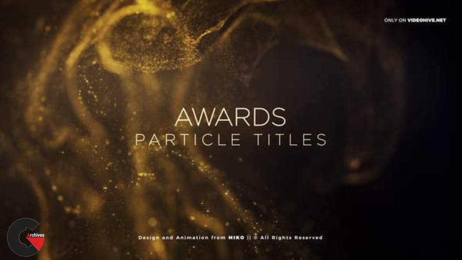 Videohive - Awards Titles Lines and Particles 23331728