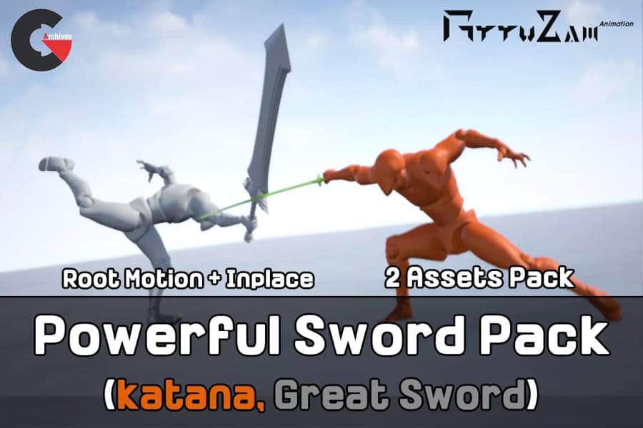 Asset Store - Powerful Sword Pack 