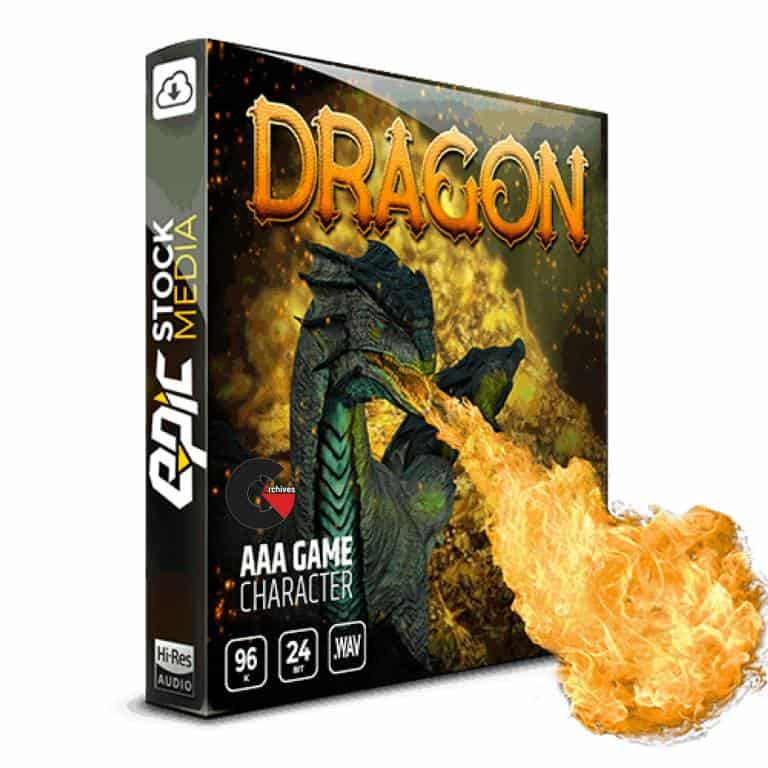Epic Stock Media – AAA Game Character Dragon