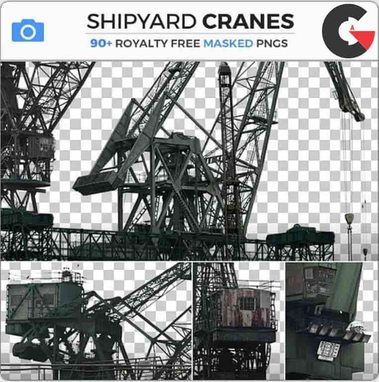 Photobash - Shipyard Cranes