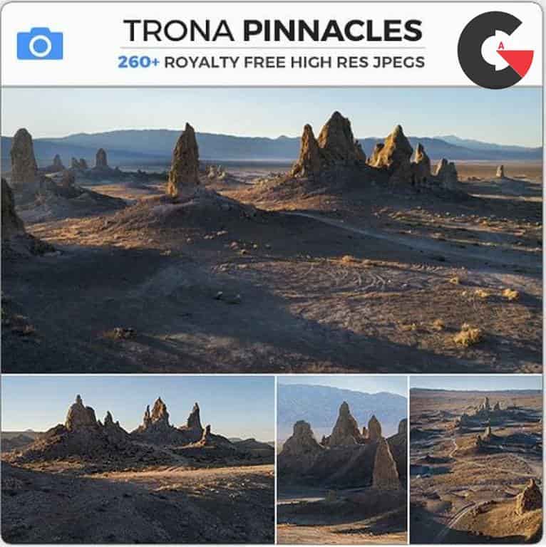 Photobash - Trona Pinnacles