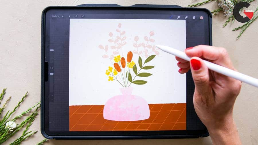 Skillshare - How to Draw a Stylized Wildflower Illustration in Procreate
