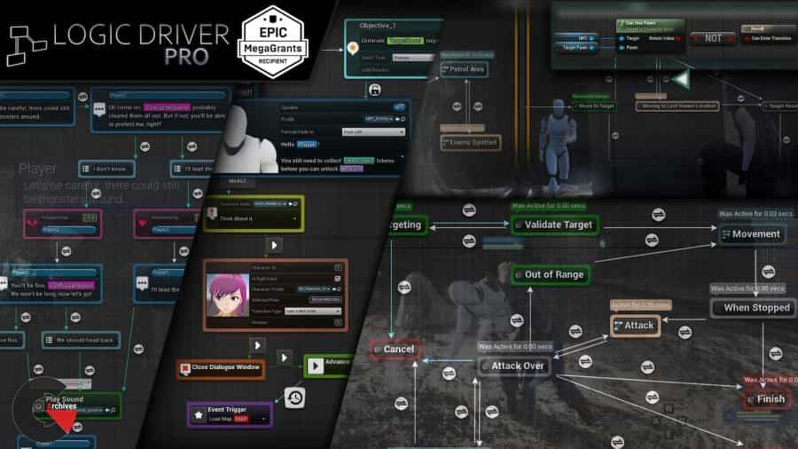 Unreal Engine - Logic Driver Pro - Blueprint Editor 
