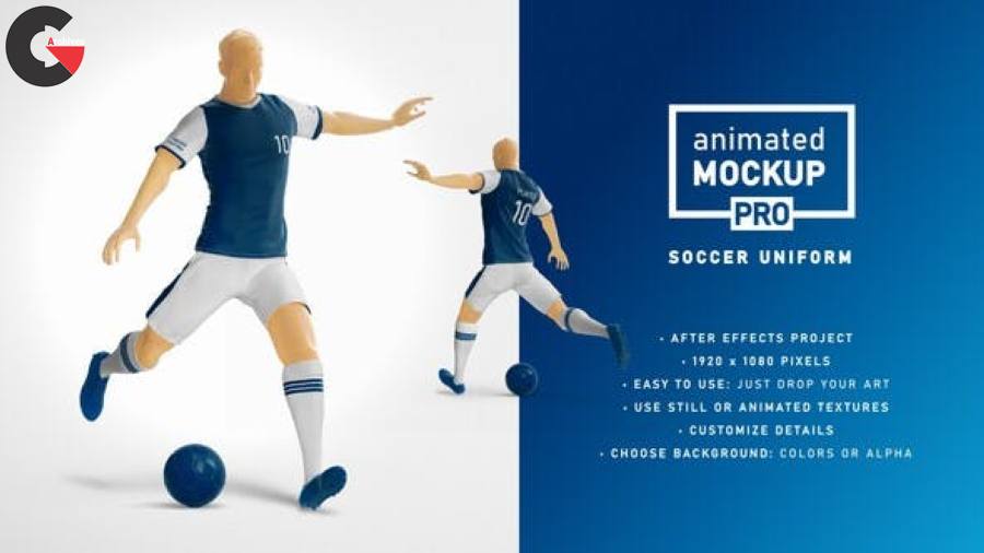 Videohive - Soccer Uniform Mockup Template - Animated Mockup PRO 32951539