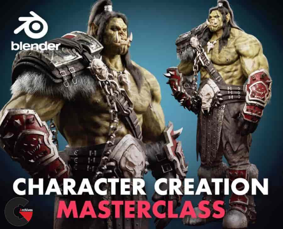 flippednormals - Character Creation in Blender Masterclass – Orc Creation