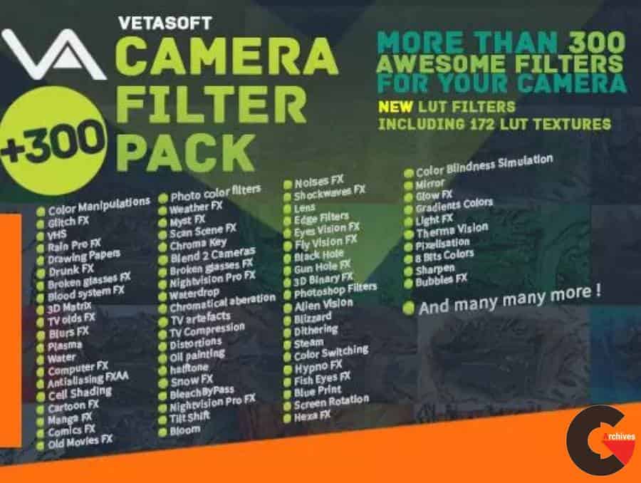 Asset Store - Camera Filter Pack 