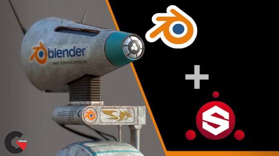 Create Star Robot Blender And Substance Painter - CGArchives