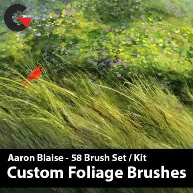 Creature Art Teacher – Aaron Blaise Photoshop Foliage Brush Set