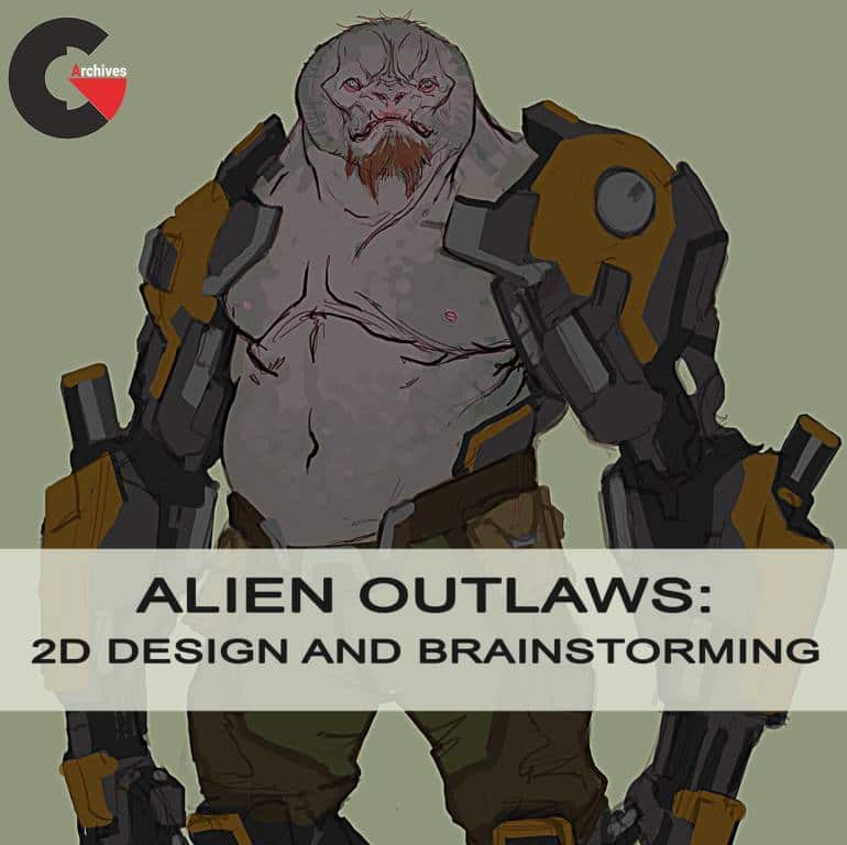 Gumroad - Alien Outlaws 2D Design and Brainstorming