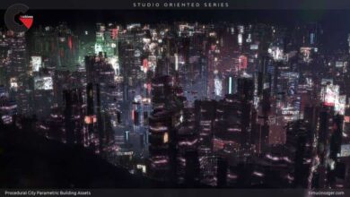 Gumroad – VFX Studio Oriented Procedural Sci-Fi Cities