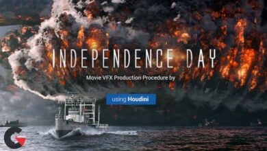 Independence Day - Production procedure of a movie VFX scene using Houdini
