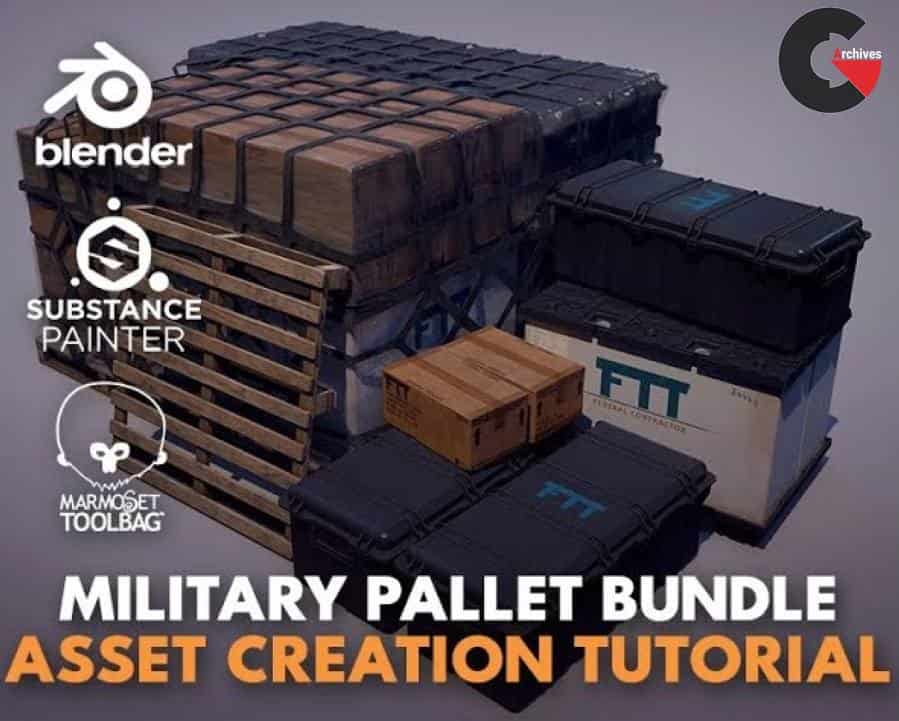 Military Game Asset Creation in Blender & Marmoset