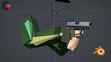 Rigging and Animating Low Poly FPS Arms in Blender