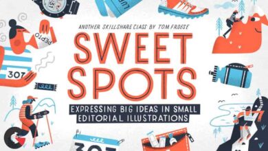 Skillshare - Sweet Spots Expressing Big Ideas in Small Editorial Illustrations