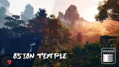 Unreal Engine - Asian Temple Pack by Meshingun Studio