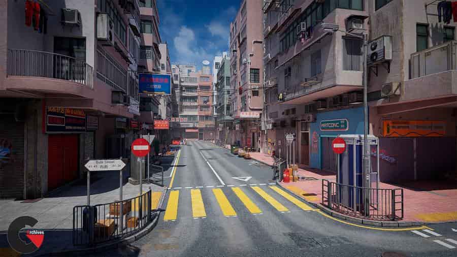 Unreal Engine - Hong Kong Street