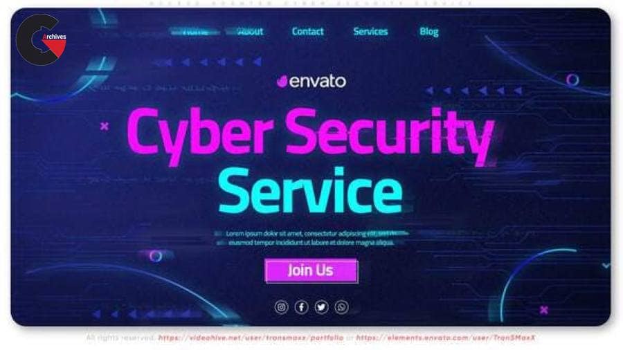 Videohive - Access Granted Cyber Security Service 33224846