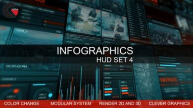Videohive - Infographics HUD smart graphics