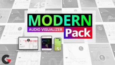 Videohive - Modern Audio Visualizer - Minimal Music Visuals 33349615