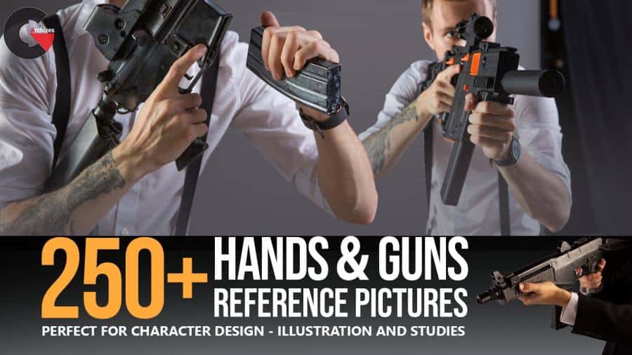 ArtStation – 250+ Hands & Guns Reference Pictures