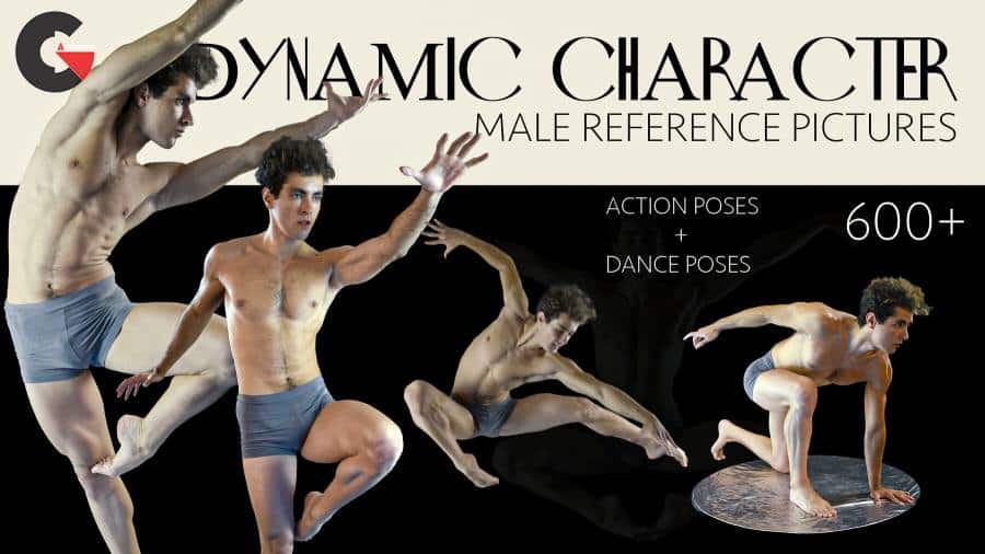 ArtStation – 600 + DYNAMIC CHARACTER MALE REFERENCE PICTURES
