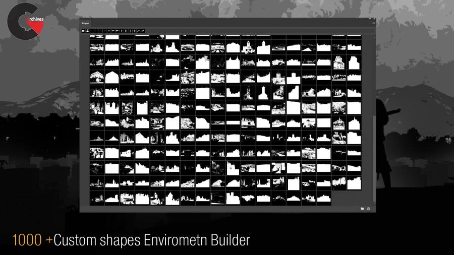 ArtStation – Custom shapes Pack Environment Builder vol_1 by Mels Mneyan