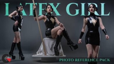 ArtStation – Latex Girl 398 JPEGs Photo Reference Pack For Artists