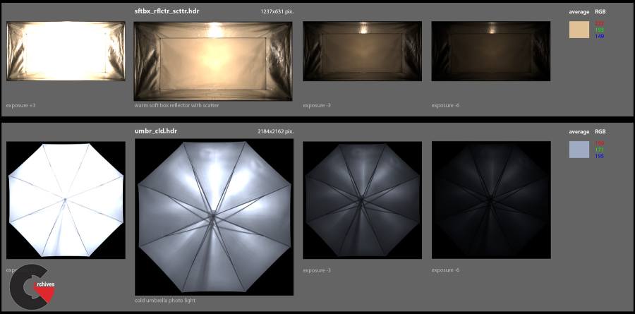 ArtStation – Photo Studio Light Plates HDRI vol 2 - 4