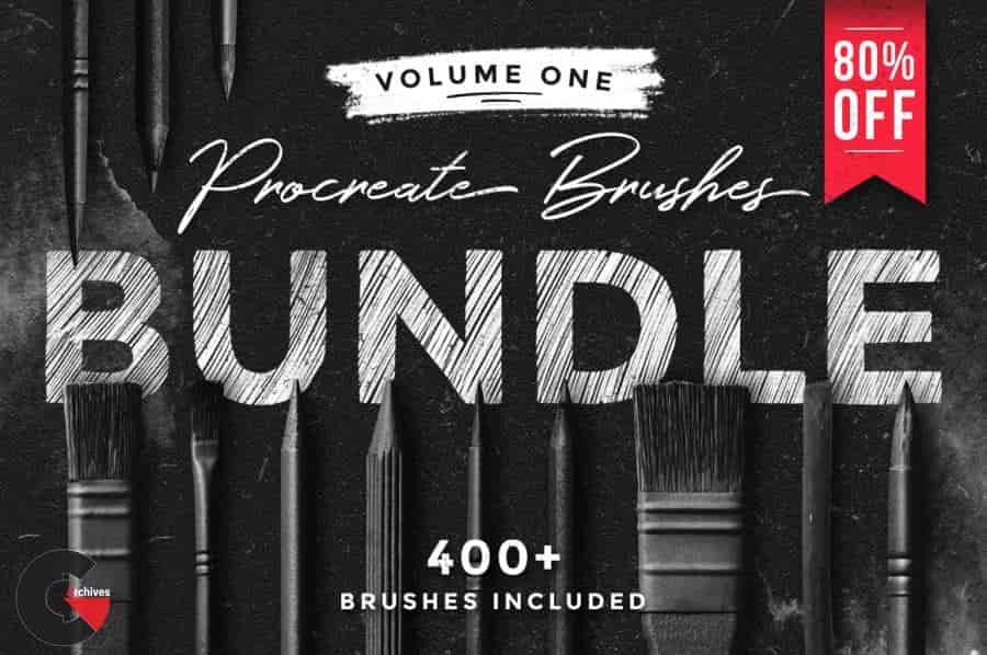 CreativeMarket - Procreate Brushes Bundle 