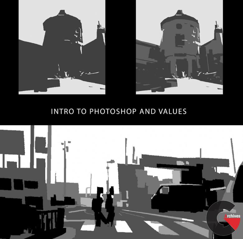 Gumroad - Intro To Photoshop and Values by zacretz