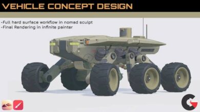 Gumroad – Vehicle Concept Design in NomadSculpt by Fred Dupere