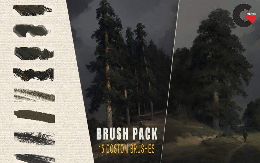 Traditional Texture Brushes for Photoshop 