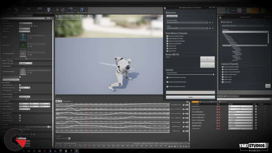 Unreal Engine - Root Motion Extractor 