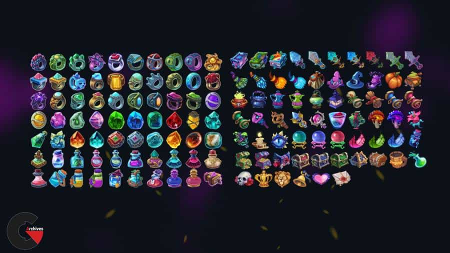 Unreal Engine - Stylized Magic Icons Pack