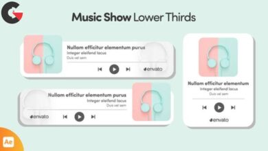 Videohive - Music Show Lower Thirds