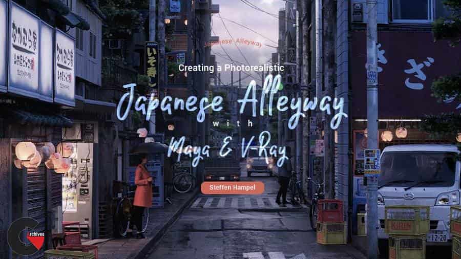 Wingfox – Creating a Photorealistic Japanese Alleyway with Maya and V-Ray