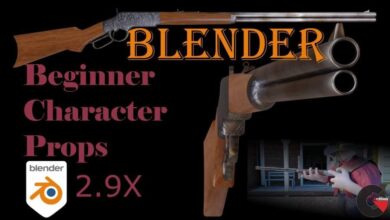 skillshare - Blender Beginner Your first Western Style Rifle