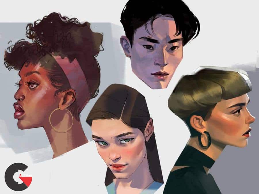 Level Up Your Digital Portraits Structure, Anatomy, and Stylization
