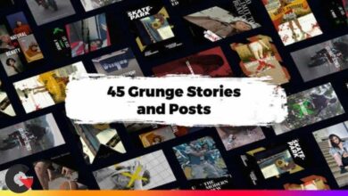 Videohive - 45 Grunge Instagram Stories 34003239