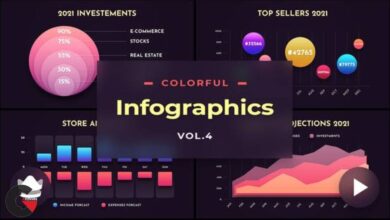 Videohive - Colorful Infographics Vol.4