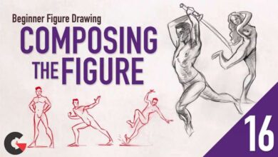 Skillshare - Beginner Figure Drawing - Composing the Figure