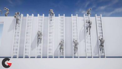 Unreal Engine - Ladders and Ledges Animset