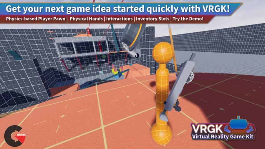 Unreal Engine - VRGK - Virtual Reality Game Kit 