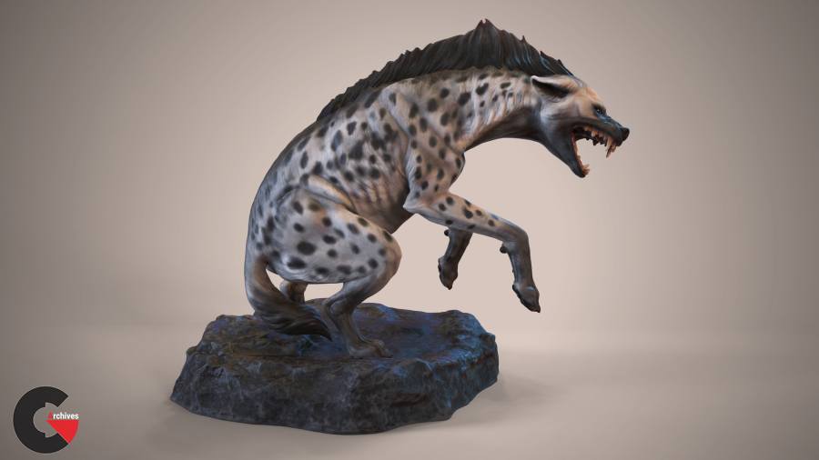 Artstation – Hyena - Dynamic Animal Sculpting 