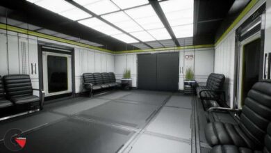 Unreal Engine - Modular Sci Fi Office